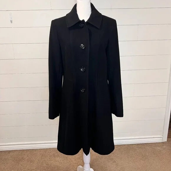 Preston & York | Jackets & Coats | Preston York Wool Blend Fitted Dress Coat  Size 8 | Poshmark